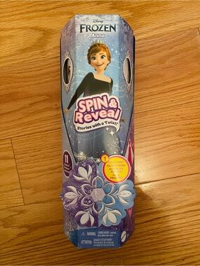 Disney Frozen Anna Spin & Reveal Story Toy - Blue & Purple Packaging